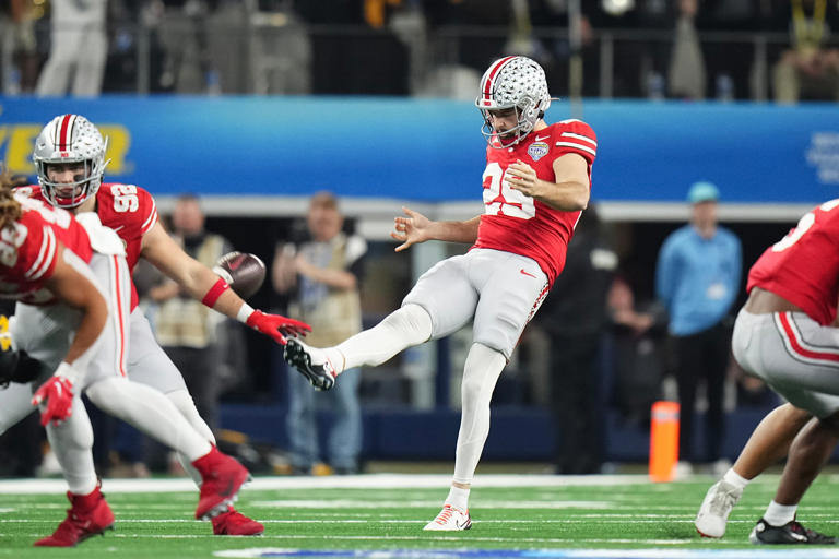 Ohio State punter Jesse Mirco enters NCAA transfer portal after Cotton Bowl