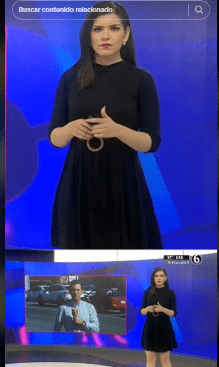 Conocida conductora de televisión mexicana se desploma en programa en vivo, ¿Qué pasó?/ Foto: Captura TikTok.