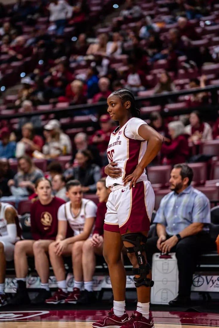 Ta'Niya Latson Makes History; No. 23 Seminoles Sting Georgia Tech Again