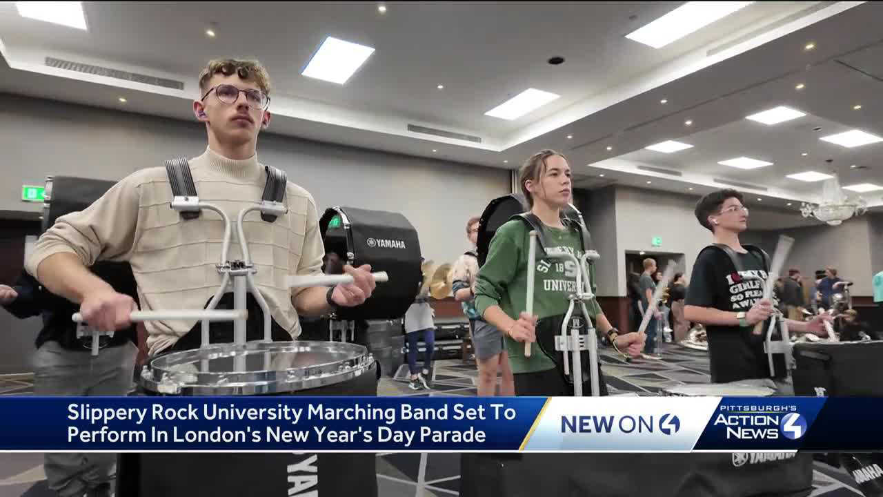Slippery Rock marching band to perform in London's New Year's Day parade