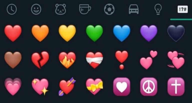 Elige bien el color de tus corazones cuando envíes el próximo mensaje de WhatsApp