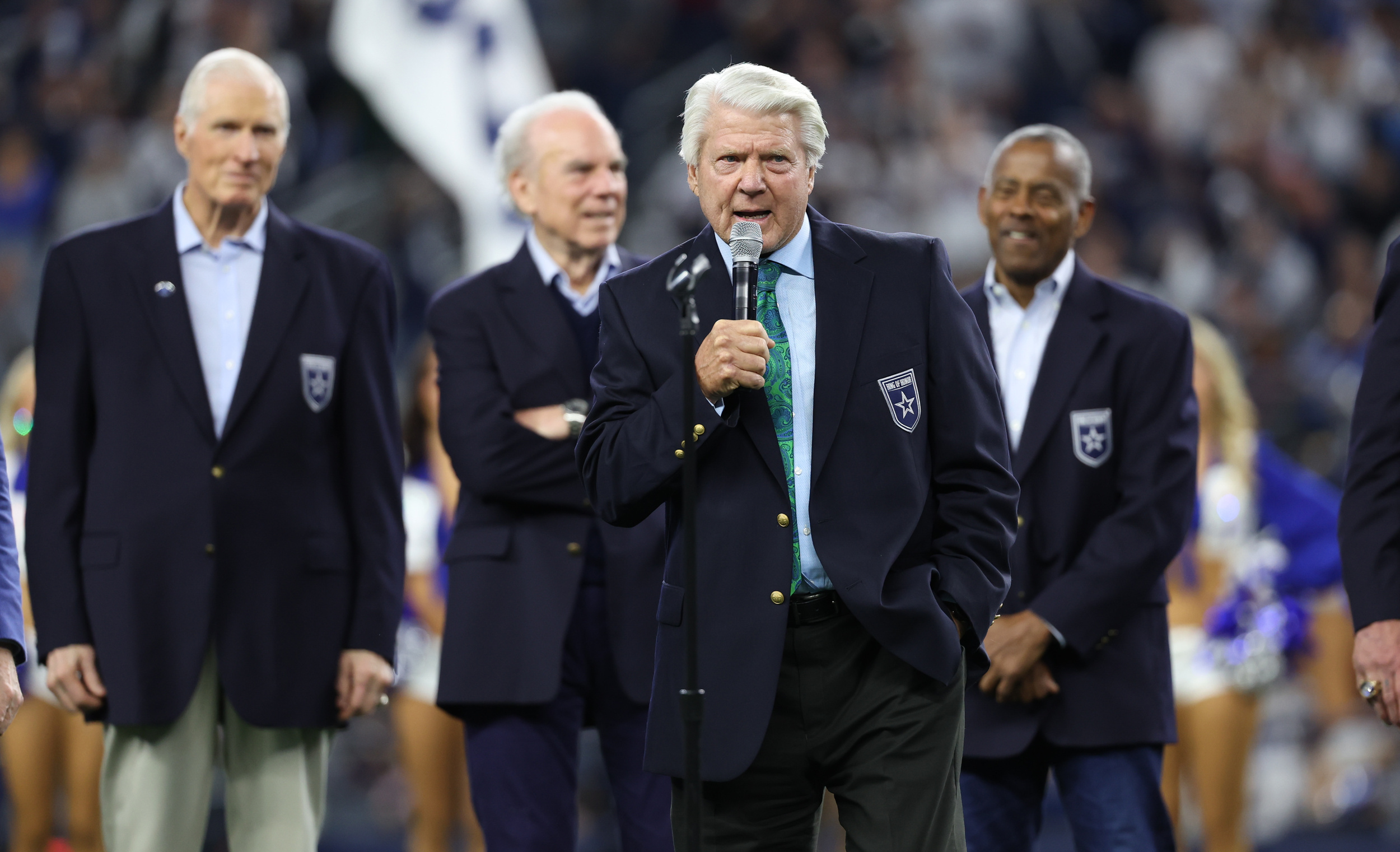 Watch: Jimmy Johnson Gives Awesome Speech During Cowboys Ring Of Honor ...