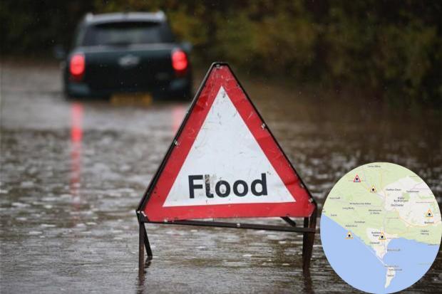 Flood Warnings In Place Across Dorset