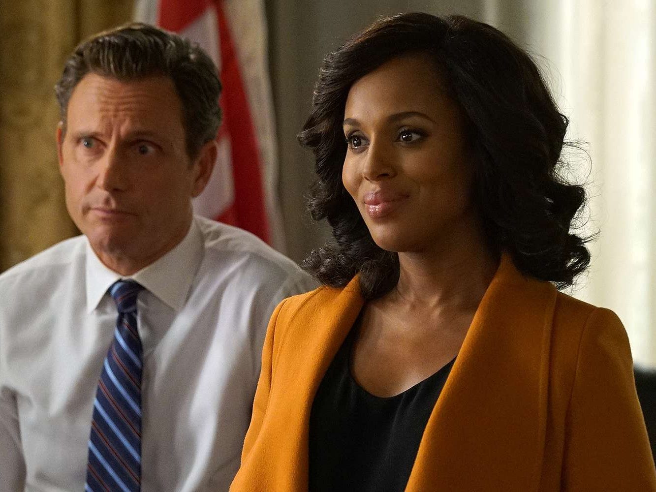 <p><strong>Summary: </strong>Olivia Pope (Kerry Washington) is a former White House employee who started her own crisis management firm. Her firm works closely with the White House, bringing her closer to her former employer, President Fitzgerald Grant III (Tony Goldwyn).</p><p><strong>Why you'll like it: </strong><a href="https://www.insider.com/shonda-rhimes-showrunner-creator-queen-charlotte-bridgerton-2023-4">Shonda Rhimes</a>, an executive producer of the main "Bridgerton" series, had a more active role with "Queen Charlotte" as its showrunner and writer. This is likely why the miniseries felt more sincere and profound than the main series. If you loved "Queen Charlotte," you will quickly become a fan of Rhimes' best work, <a href="https://www.insider.com/scandal-secrets-fun-facts-2018-9">"Scandal."</a></p><p>"Scandal" is streaming on Hulu.</p>