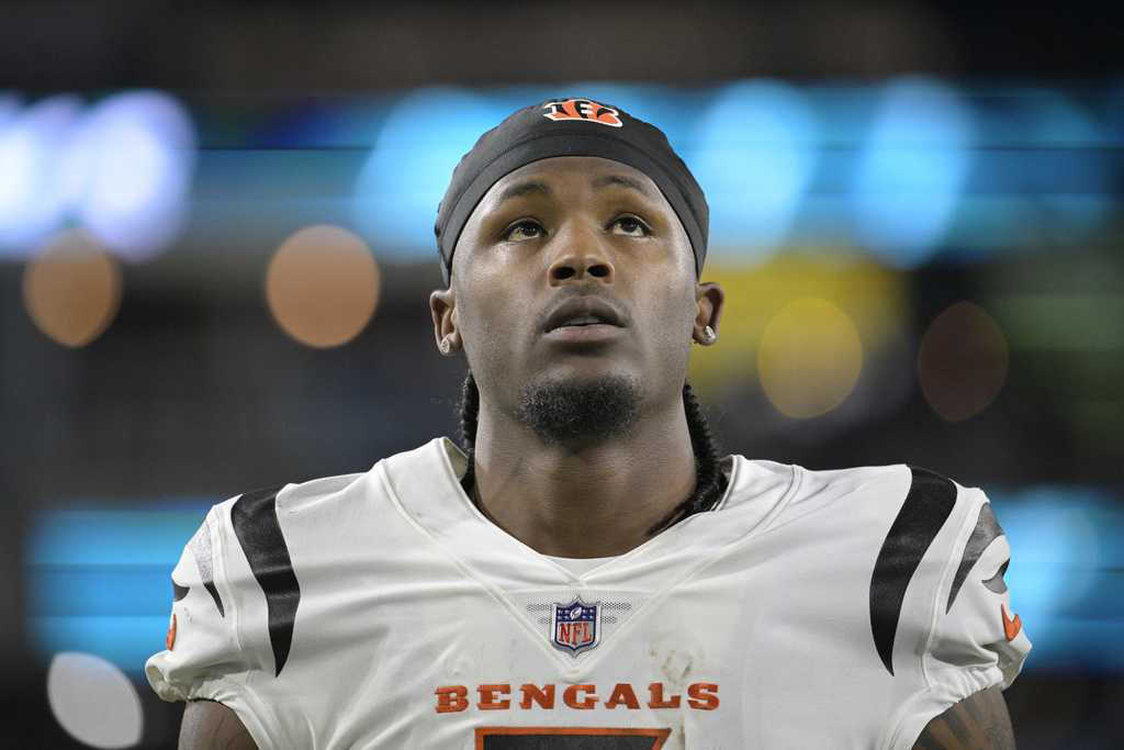 Bengals' star wide receiver Tee Higgins re-enters game after exiting ...