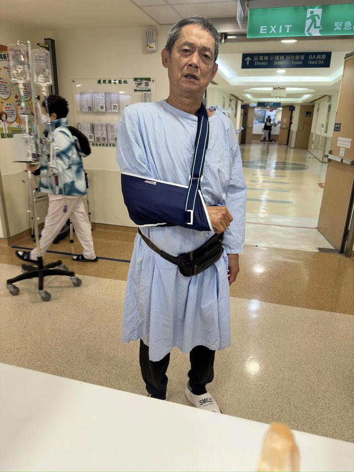 鄭平君去年8月驚傳摔車意外。（圖／翻攝臉書）