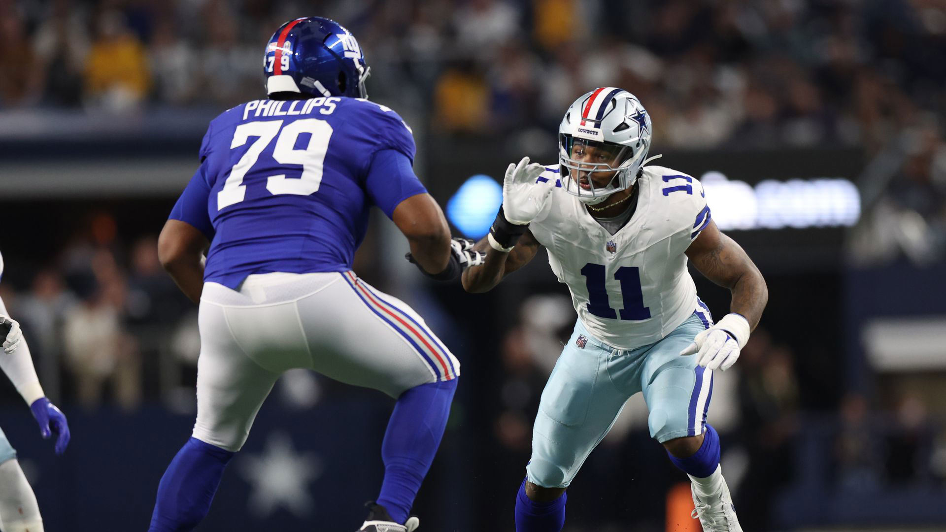 Report — Giants’ OT Tyre Phillips suffered torn quad vs. Rams