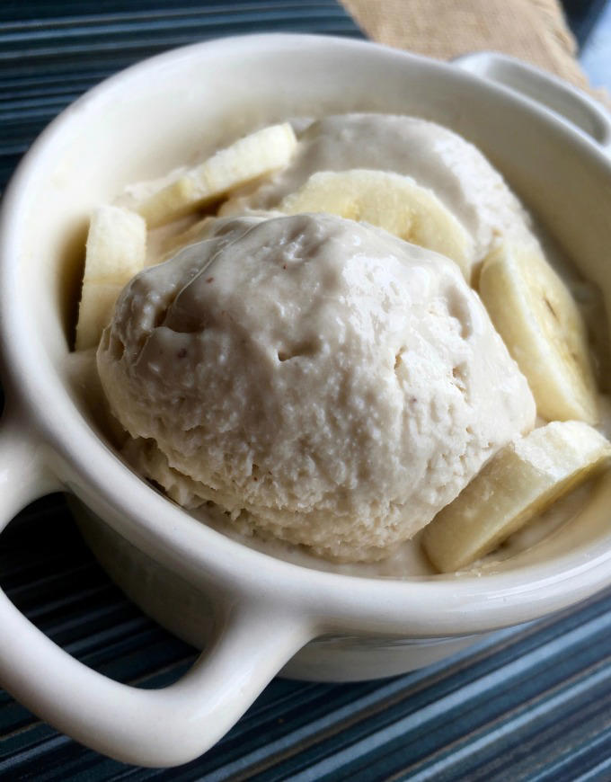 No Churn Creamy Banana Frozen Yogurt Recipe