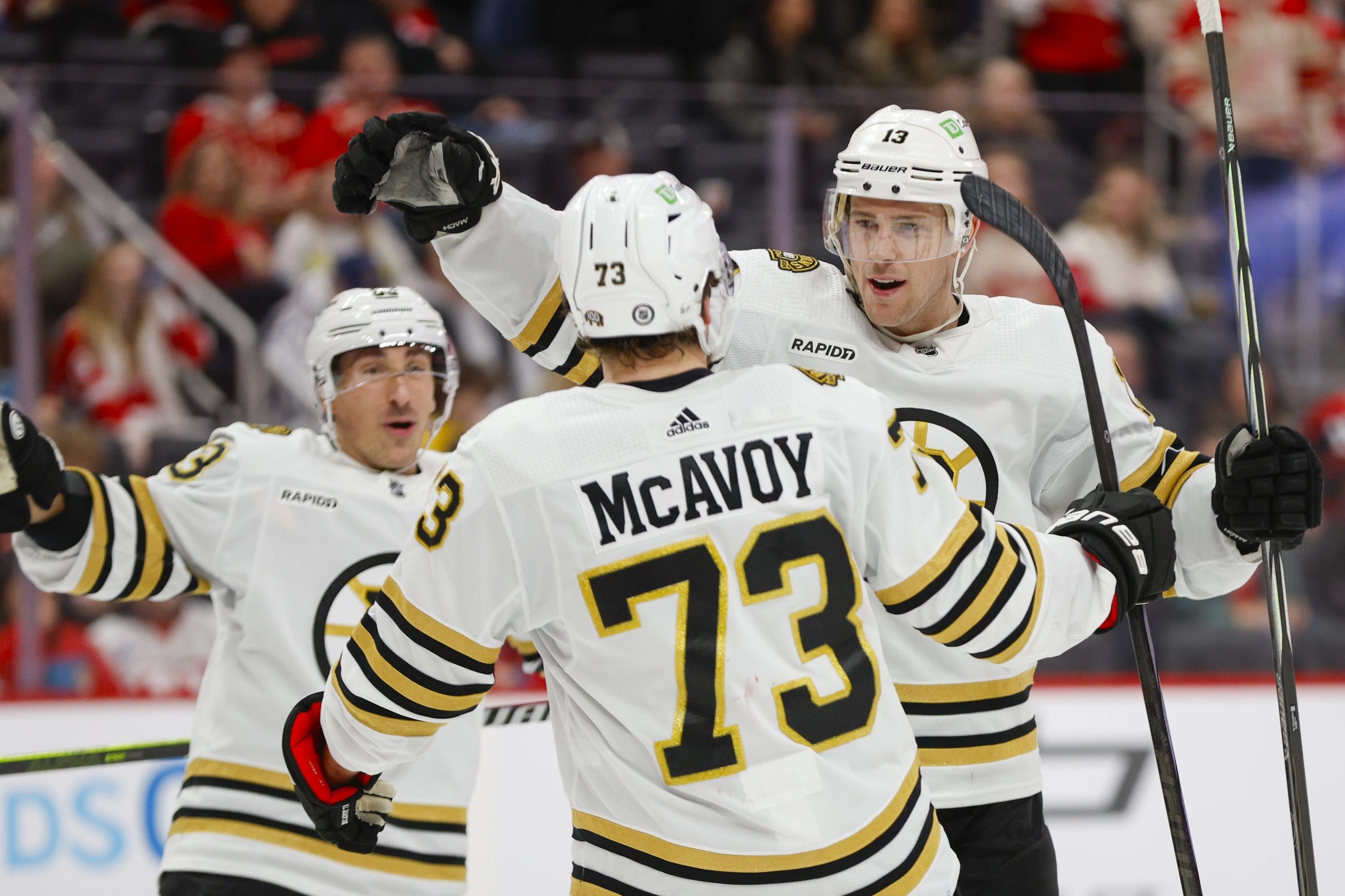 Bruins Overcome Controversial Goal Call, Score New Year’s Win Over Red ...