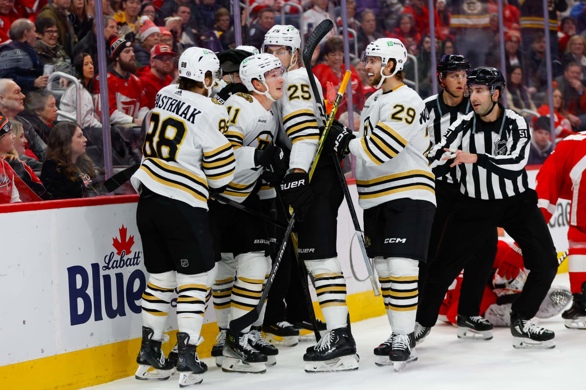 Trent Frederic Scores Twice En Route To Boston Bruins’ 5-3 Win Over ...