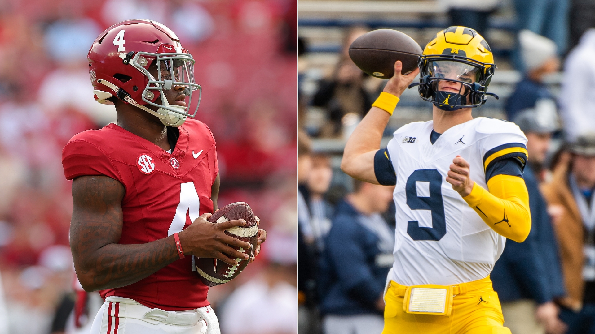 what channel is alabama vs. michigan on today? time, tv schedule to watch 2023 rose bowl college football playoff semifinal