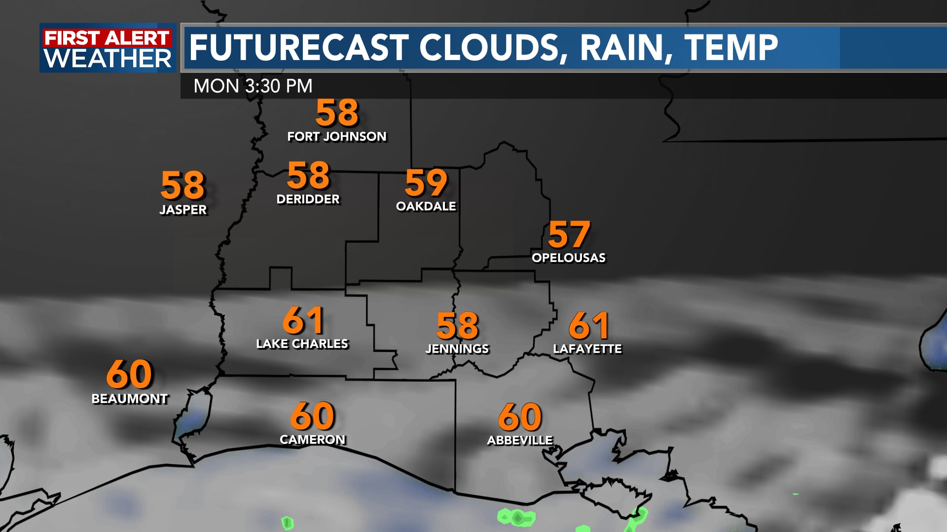 First Alert Forecast: A Few Showers Will Quickly Clear Out By This ...