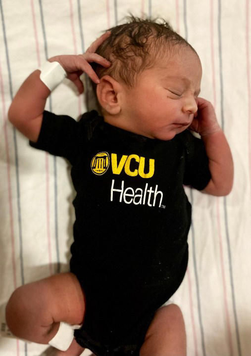 VCU Medical Center’s first baby born in 2024