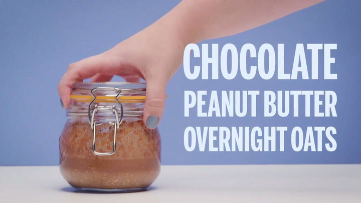 Chocolate Peanut Butter Overnight Oats | Recipe