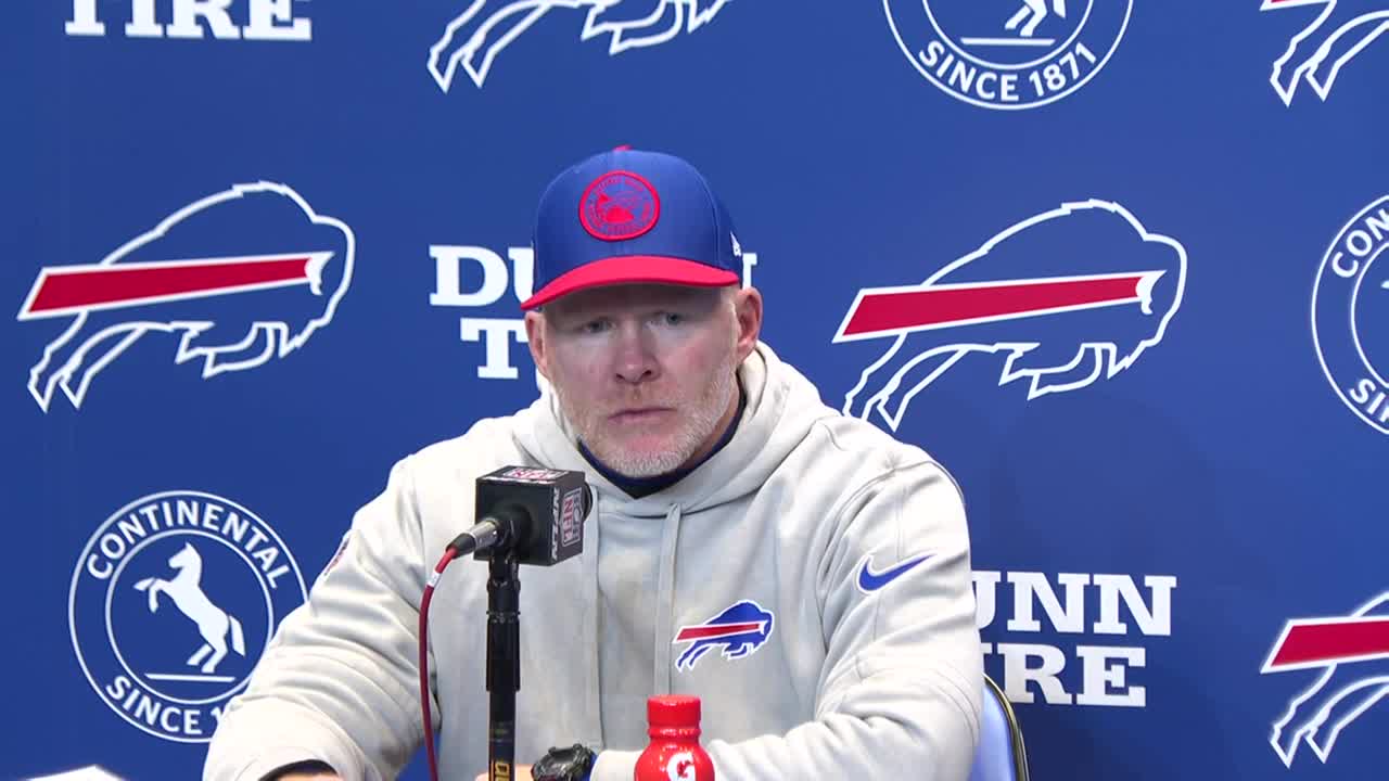 'We've Gotta Continue To Work': Buffalo Bills HC Sean McDermott After ...