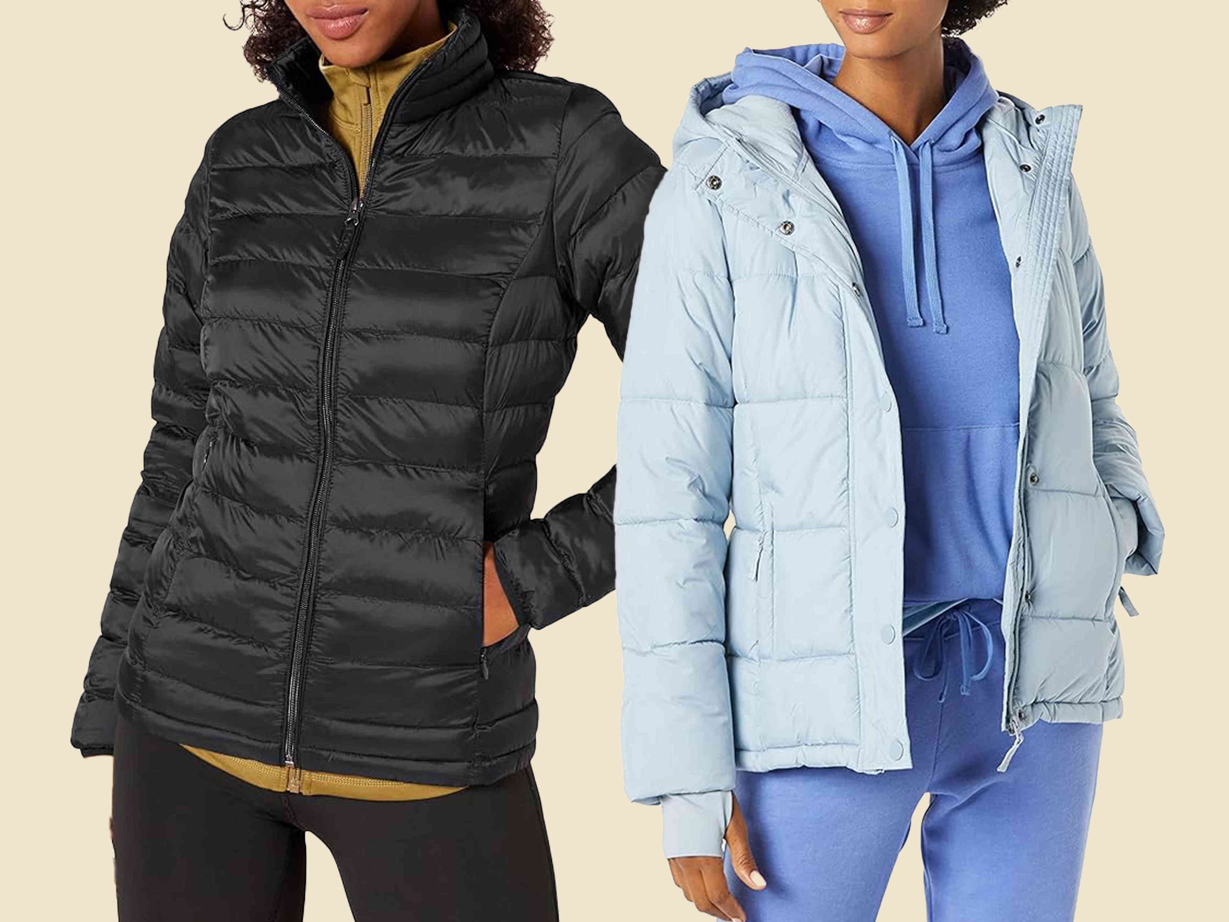 amazon, puffer coats are a winter staple, and amazon’s 6 best-selling styles are less than $55