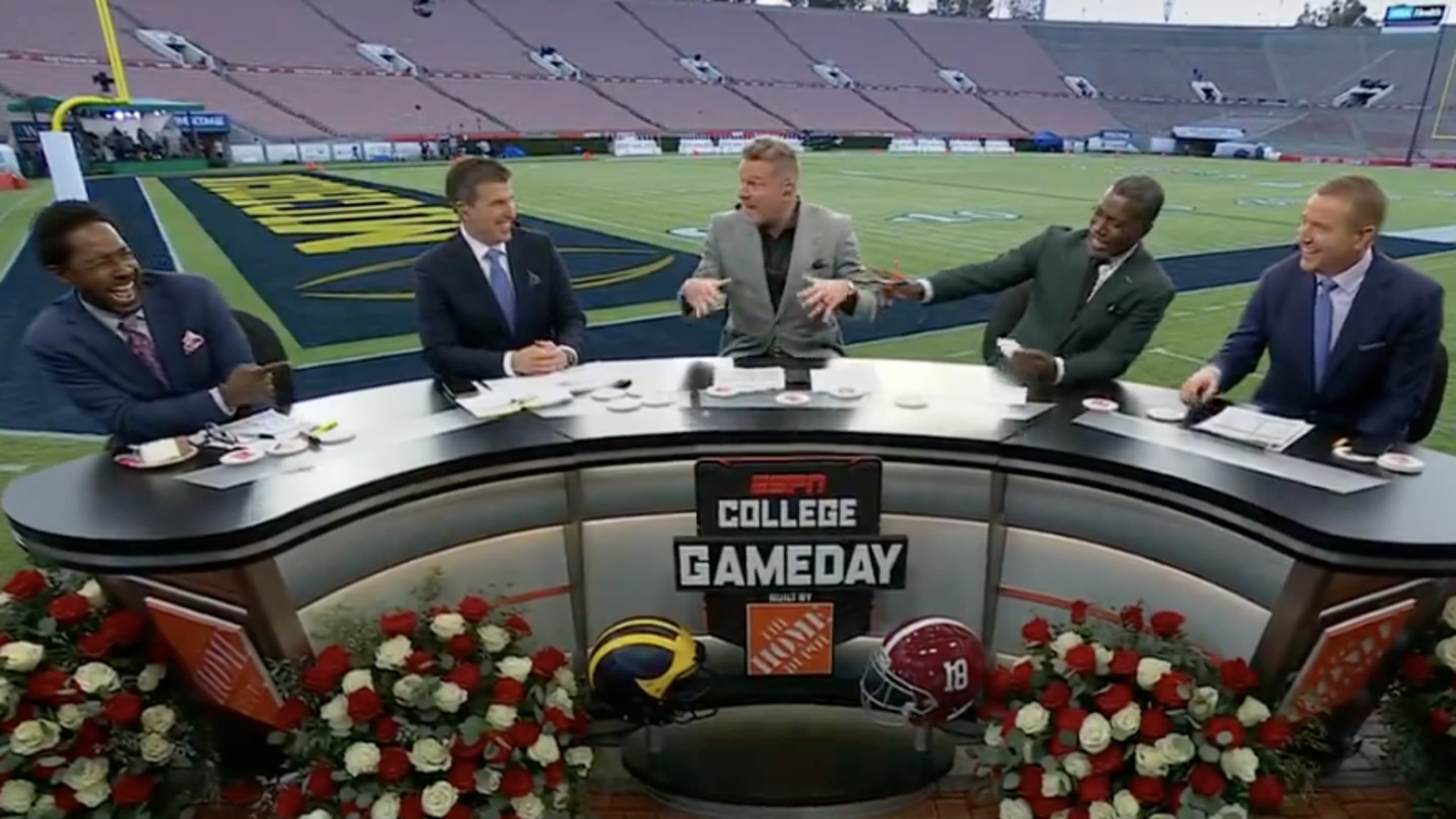 Pat McAfee Learns What 'LANK' Means, College GameDay Set Erupts With ...