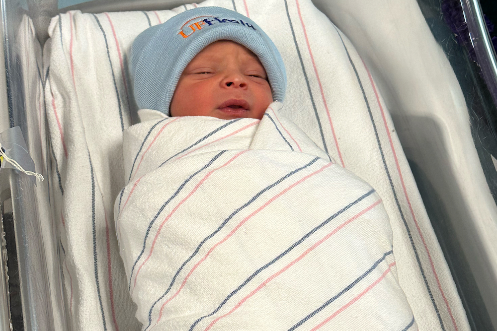 UF Health Welcomes First Baby Of 2024   AA1mk93T.img