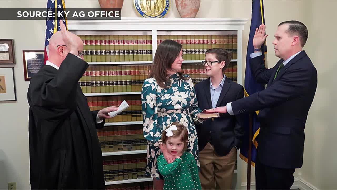 Russell Coleman Sworn In As Kentucky Attorney General