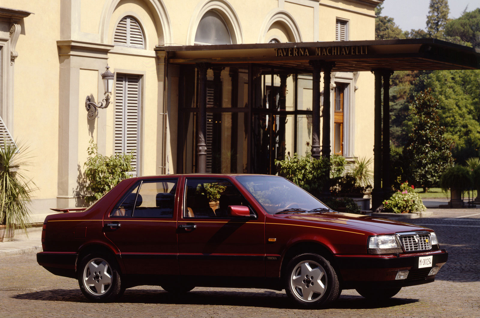 <p>We've got used to active aerodynamics, with pop-up spoilers now par for the course on high-performance sports cars. But it was Lancia that was the first to build a car with such tech as standard, with its fabulously bonkers Thema 8.32 (8 cylinders, 32 valves). Powered by a <strong>V8</strong> derived from the one seen in the Ferrari 308, the left-hand drive-only Thema 8.32 had just 212bhp – which wasn't much more than the 185bhp of the far cheaper four-cylinder Thema 2.0 Turbo.</p><p><strong>GROUNDBREAKER SCORE: 5 </strong>– becoming much more common.</p>