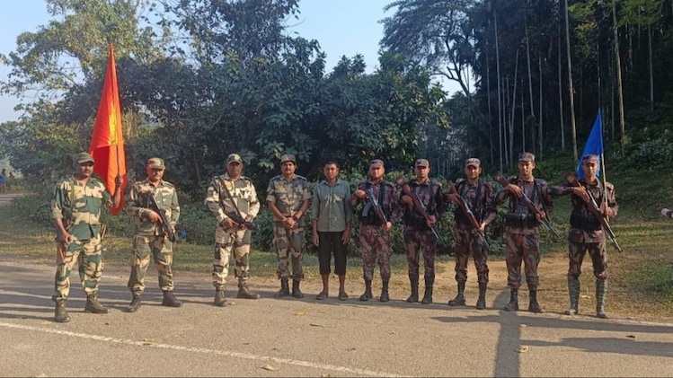 Meghalaya BSF Hands Over Bangladeshi National To Border Guard Bangladesh