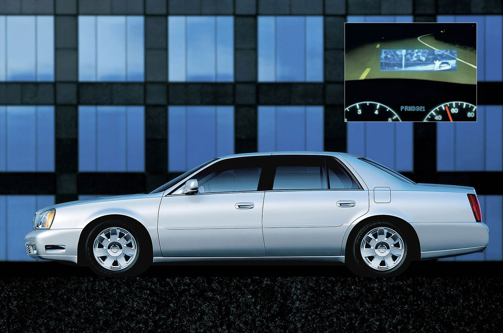 <p>In 2000 GM used technology from Raytheon to make <strong>Cadillac</strong> the first car to offer <strong>Night Vision</strong>, in posh versions of the <strong>DeVille</strong>. It used an infra-red sensor to highlight objects of safety interest onto a monochrome Heads Up Display. Take-up of the $1995 option was brisk at first – 7000 in the first year, but this dropped to just 600 in 2004, and the option was dropped in 2005; Cadillac didn’t return to the Night Vision scene until 2015, with its CT6 flagship.</p><p>In the meantime, the largest German manufacturers among others had launched increasingly sophisticated night vision systems. They were and remain pricey options - <strong>£2250</strong> and US$2260 on the current Mercedes S-Class, for example. Opinion on them is somewhat divided, but they are certainly becoming more intelligent.</p><p><strong>GROUNDBREAKER SCORE: 5 - </strong>If and when cars become fully autonomous, the ability for the car to ‘see’ will become vital.</p>