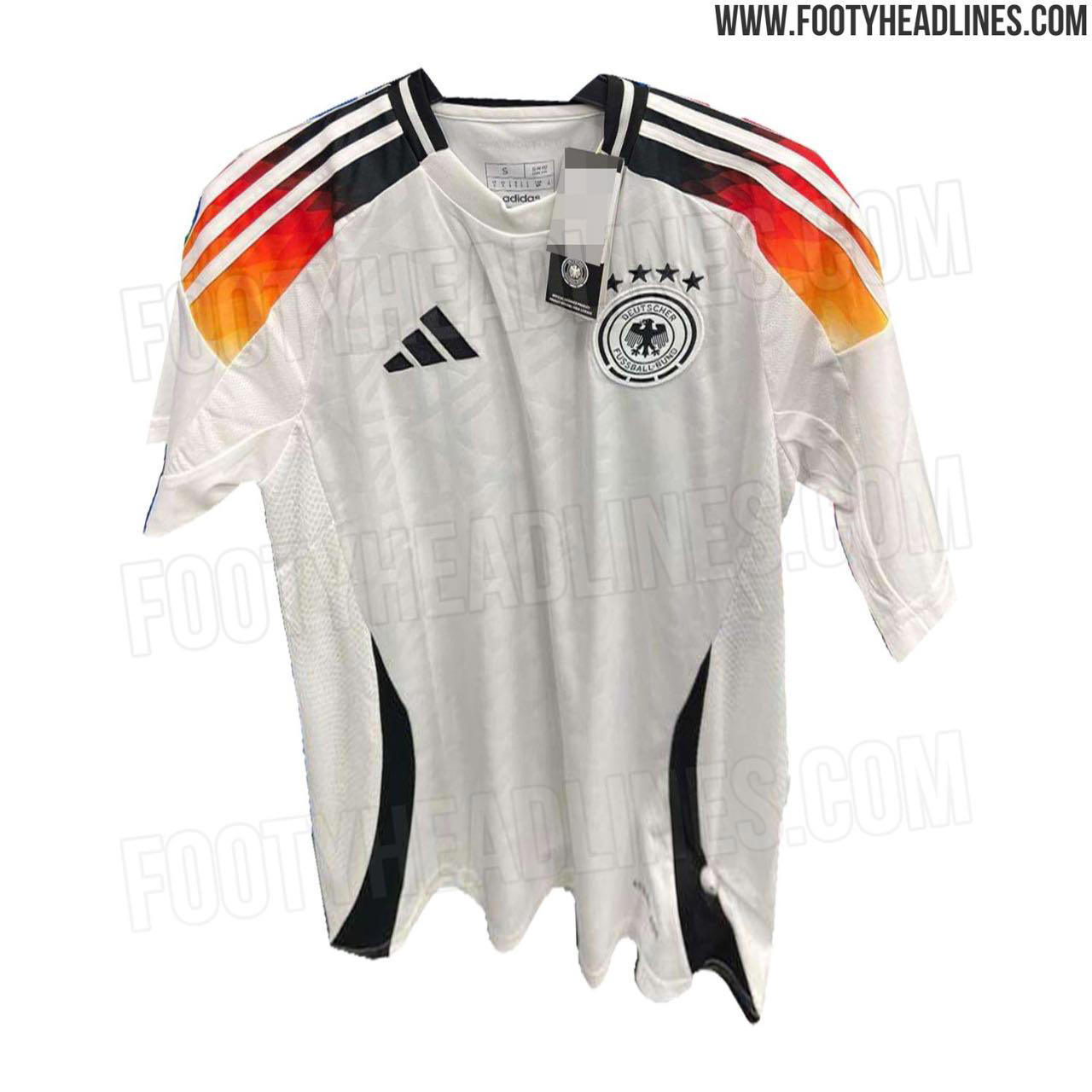 德国队欧洲杯主客场球衣真实照片曝光