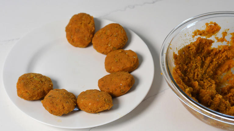 Masala Lentil And Sweet Potato Croquettes Recipe