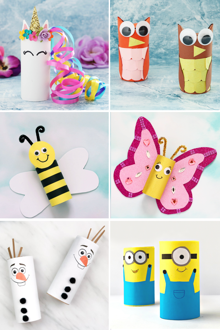 30 Easy Toilet Paper Roll Crafts For Kids
