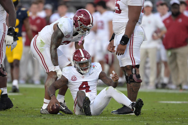 Alabama's Nick Saban explains final play of overtime Rose Bowl loss to