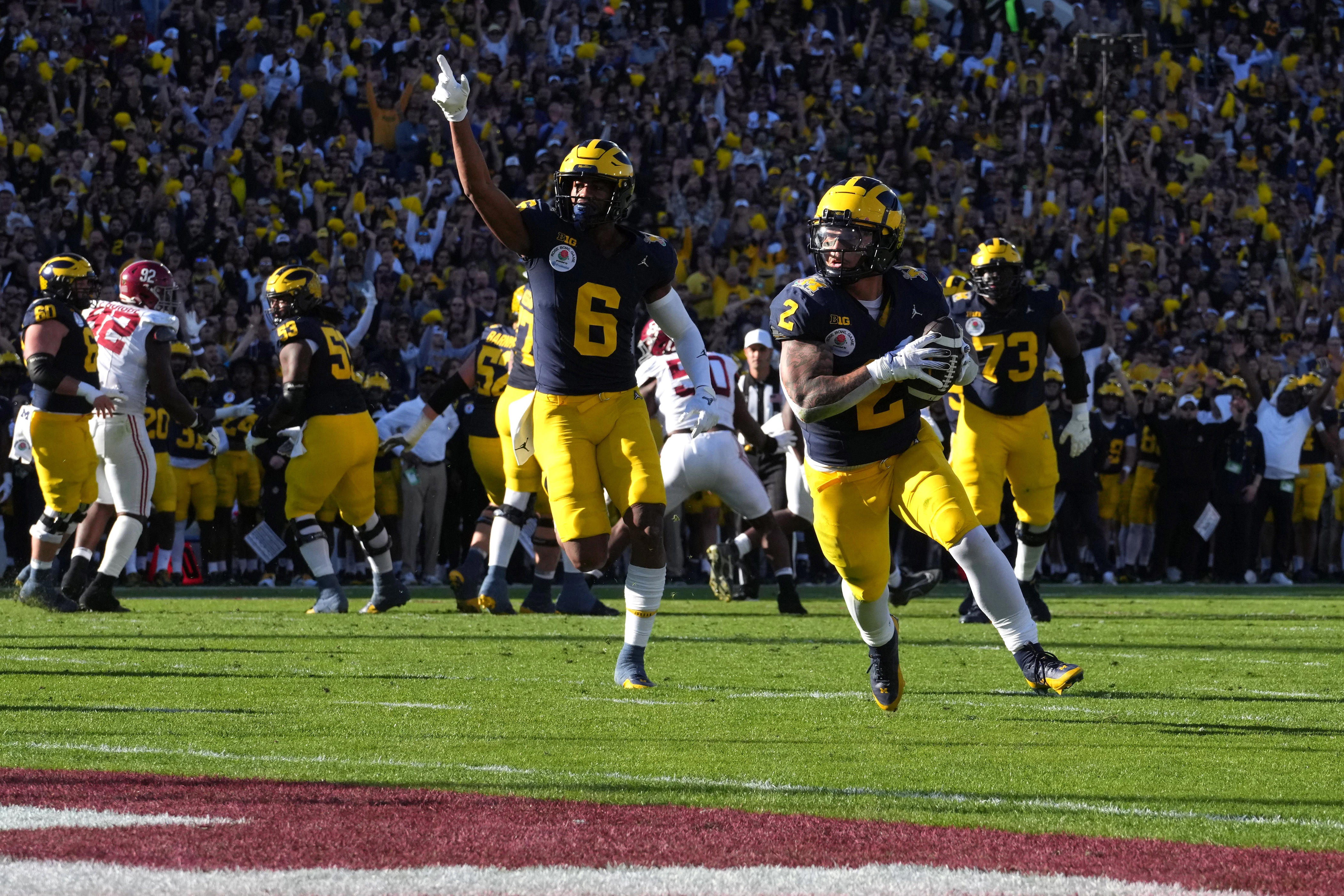 Michigan vs. Alabama Rose Bowl Game live updates, score Follow