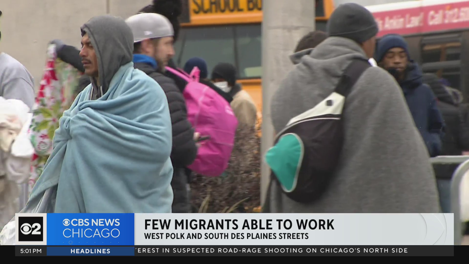 Few Migrants In Chicago Able To Work As Shelter Stay Limit Approaches