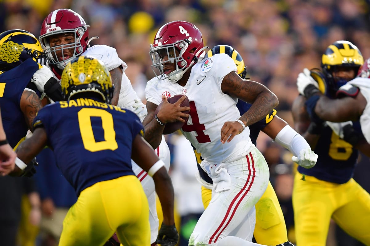 Michigan Vs Alabama 4th Quarter: College Football Playoff Rose Bowl ...