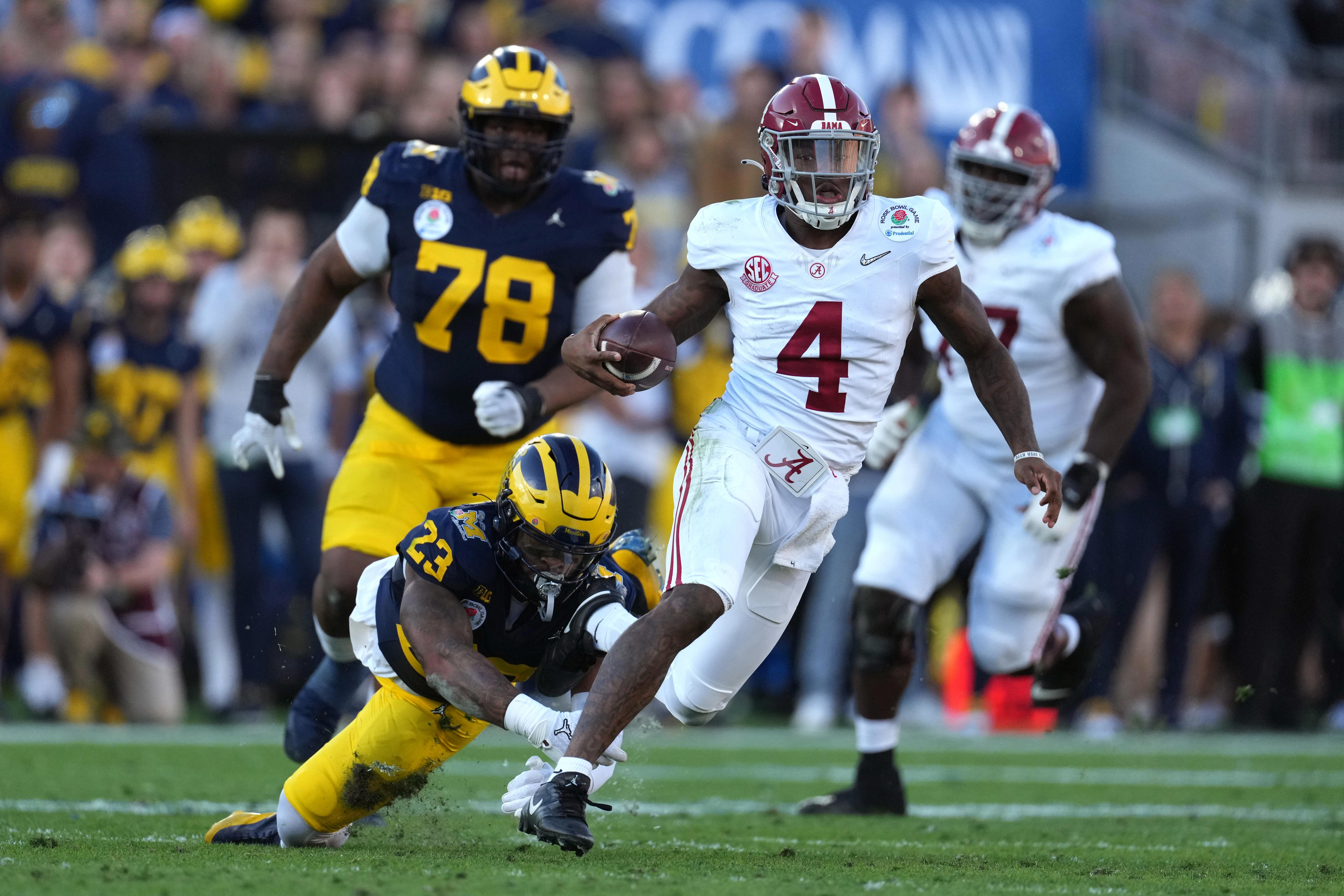 Why Michigan Football Expected Alabama's Play-call On Last Snap Of Rose ...