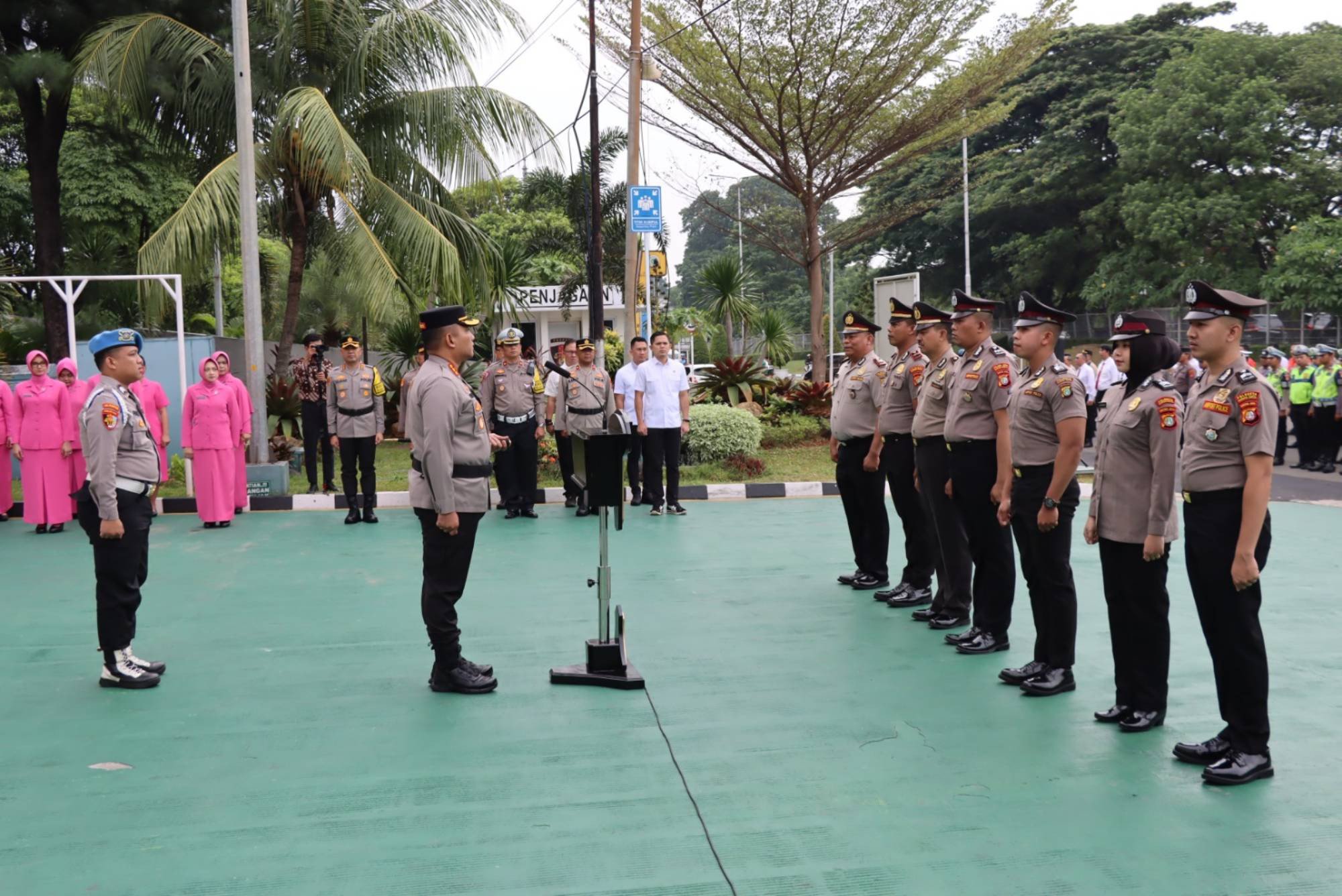 78 Anggota Polresta Bandara Soekarno-Hatta Naik Pangkat