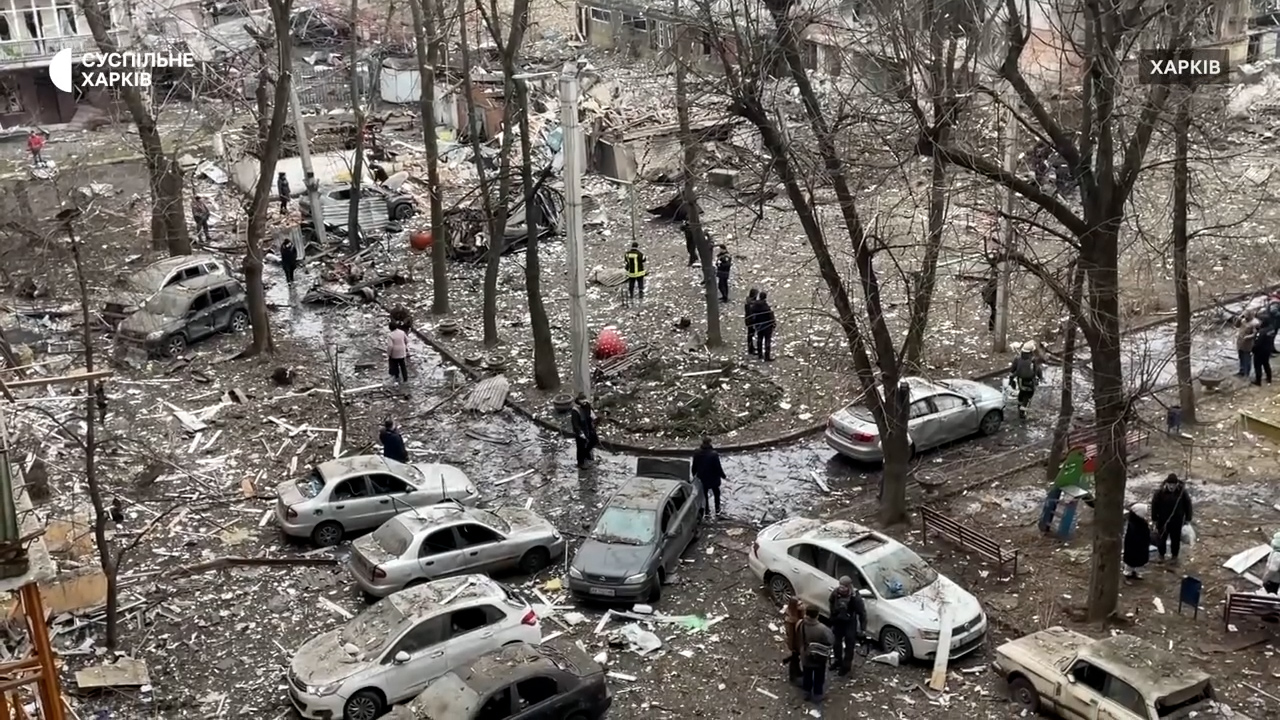 At Least 41 Injured After Multiple Russian Missiles Target Kharkiv