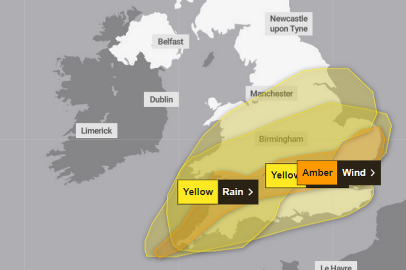 Storm Henk: Met Office Issues 'danger To Life Warning' As 80mph Winds ...