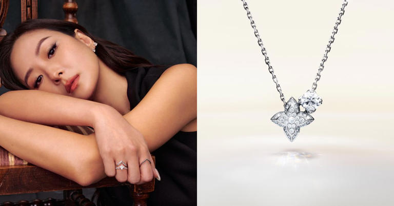 LV珠寶也要老花！孫芸芸搶先戴上全新鑽石系珠寶，Monogram鑽石切割全台只有「這裡」買得到！