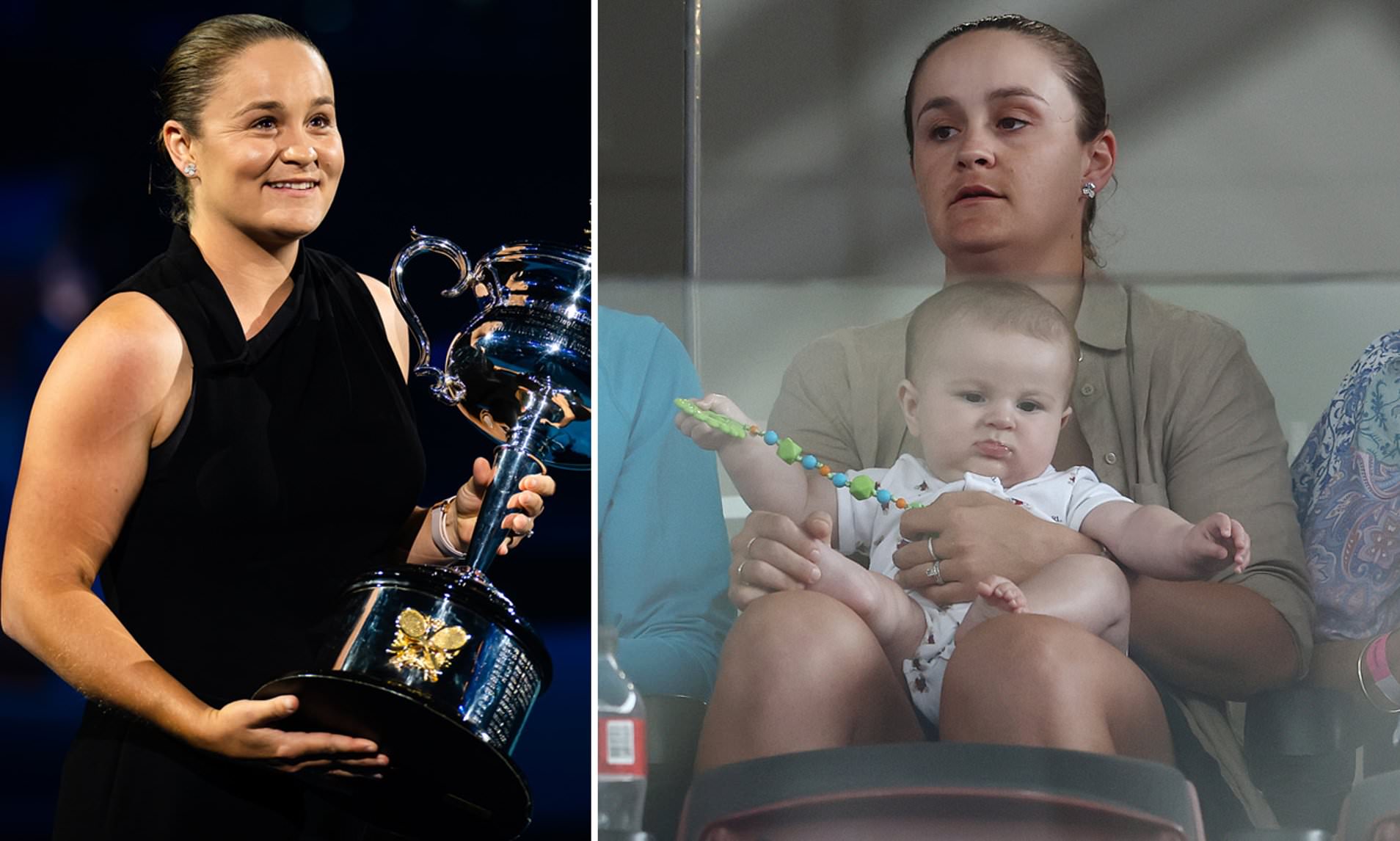 New Mum Ash Barty In Rare Appearance With Her Adorable Son Hayden