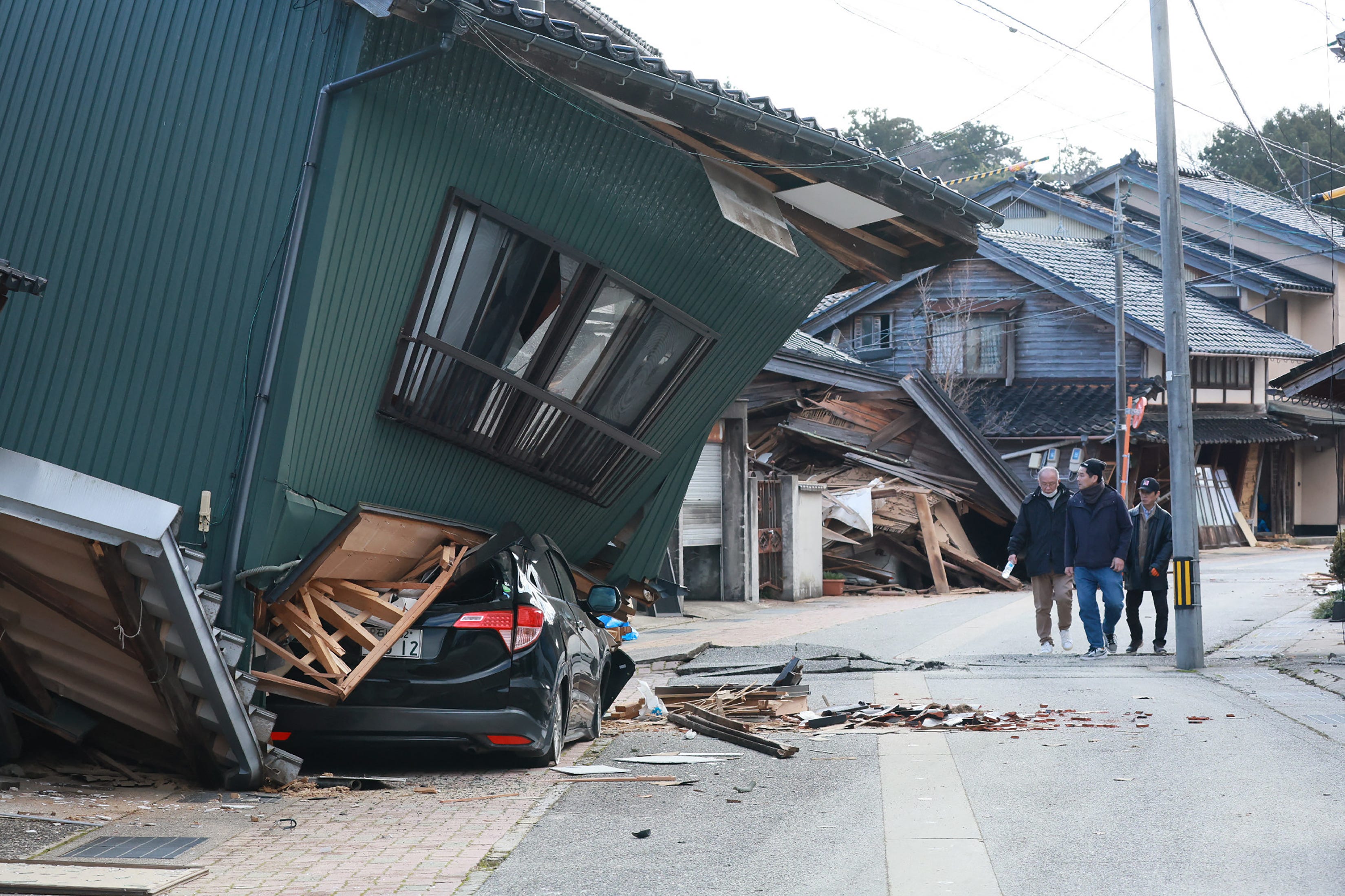 Series Of Earthquakes In Western Japan Leave At Least 48 Dead