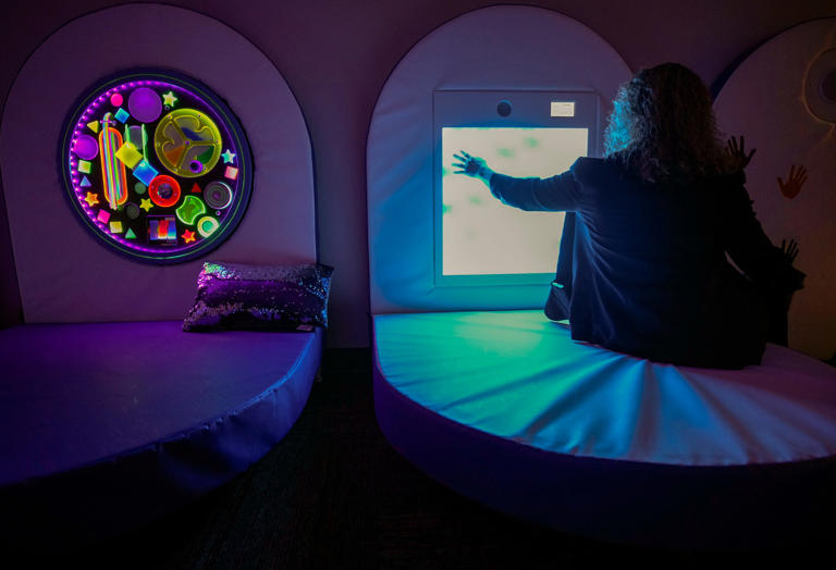 Flagler's Rymfire Elementary School cuts ribbon on new sensory room