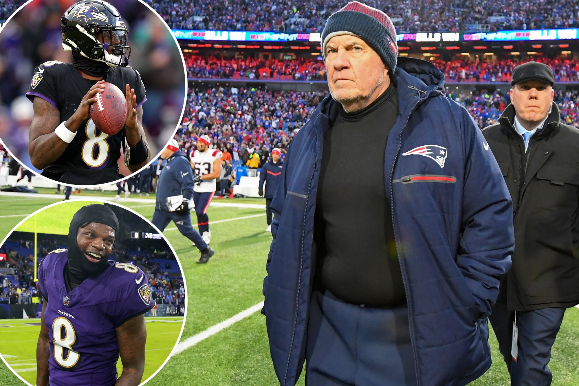 Bill Belichick Gives Surprising Answer To Patriots’ Lamar Jackson ...