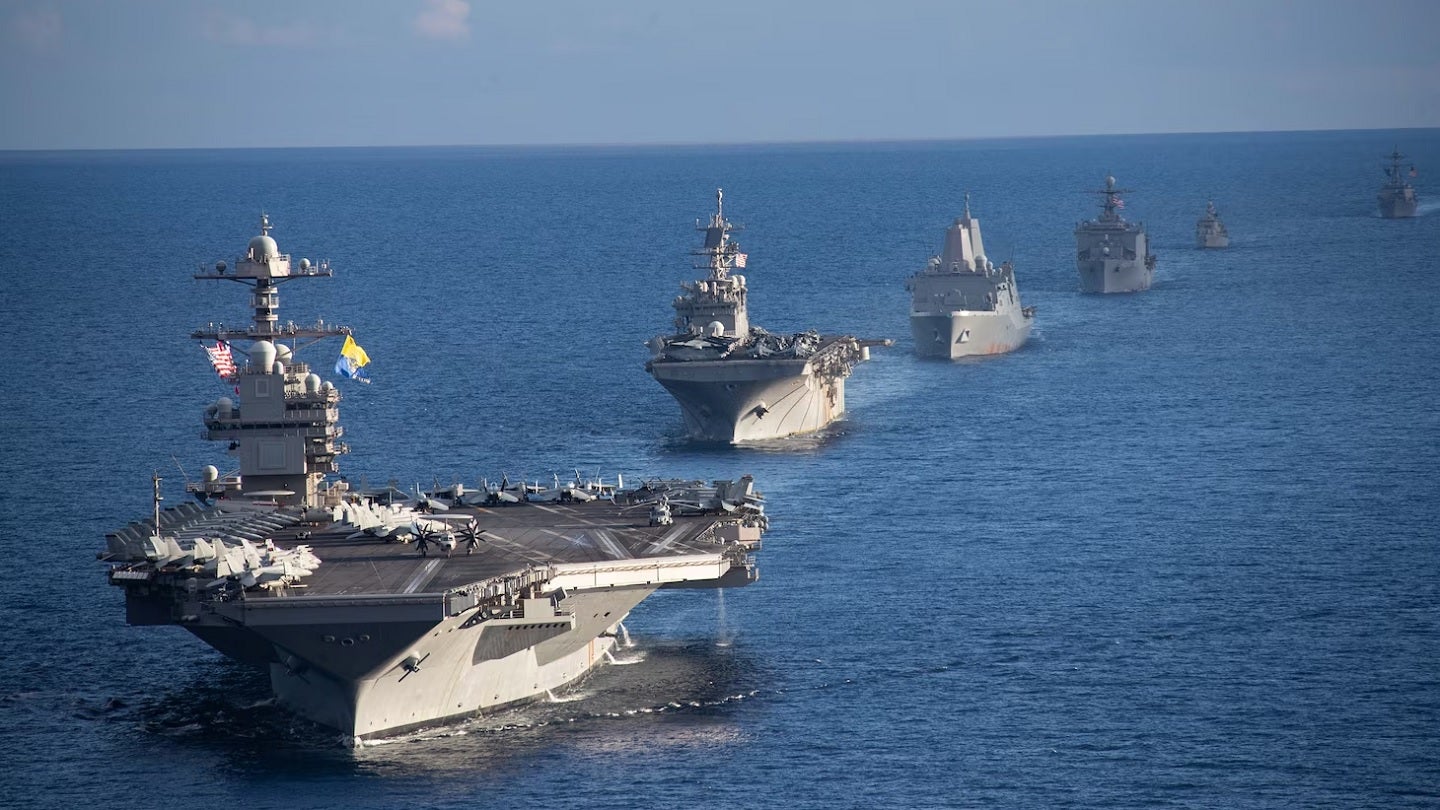 US Navy Carrier Strike Group Departs Eastern Med Region