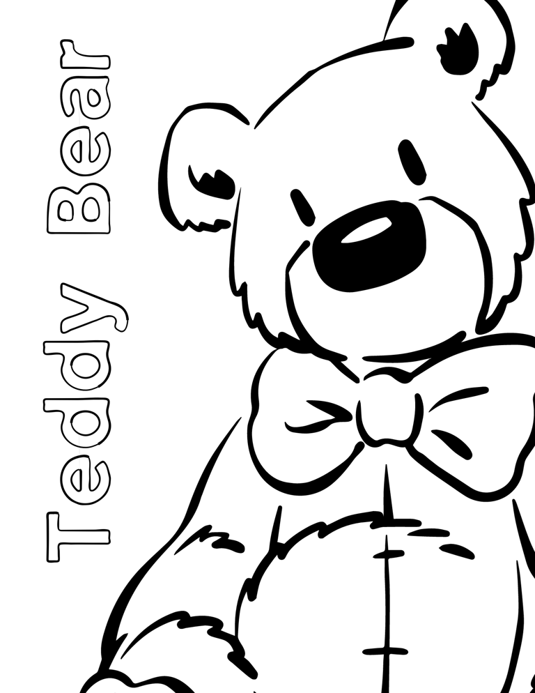 8-free-printable-cute-teddy-bear-coloring-pages