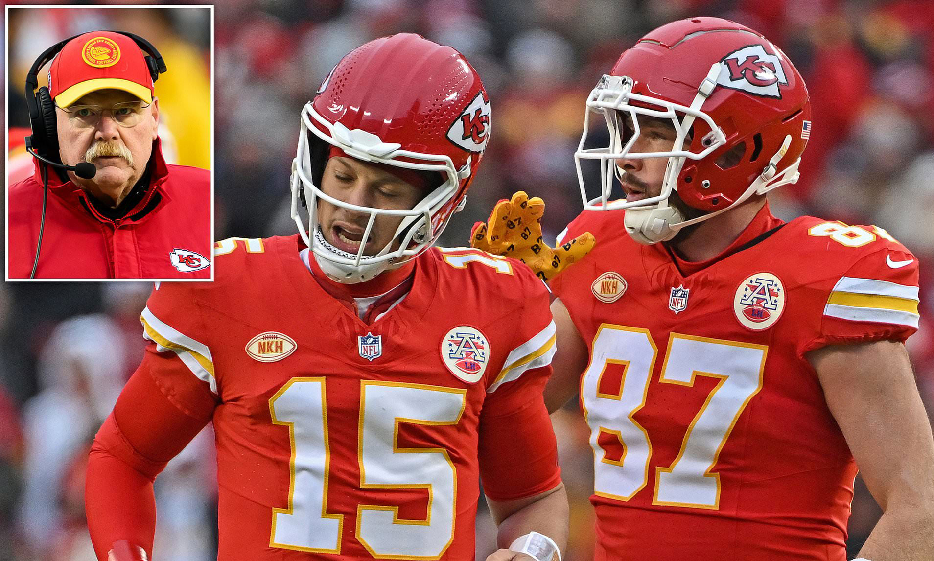 Kelce and Mahomes could MISS Chiefs vs. Chargers in LA on Sunday