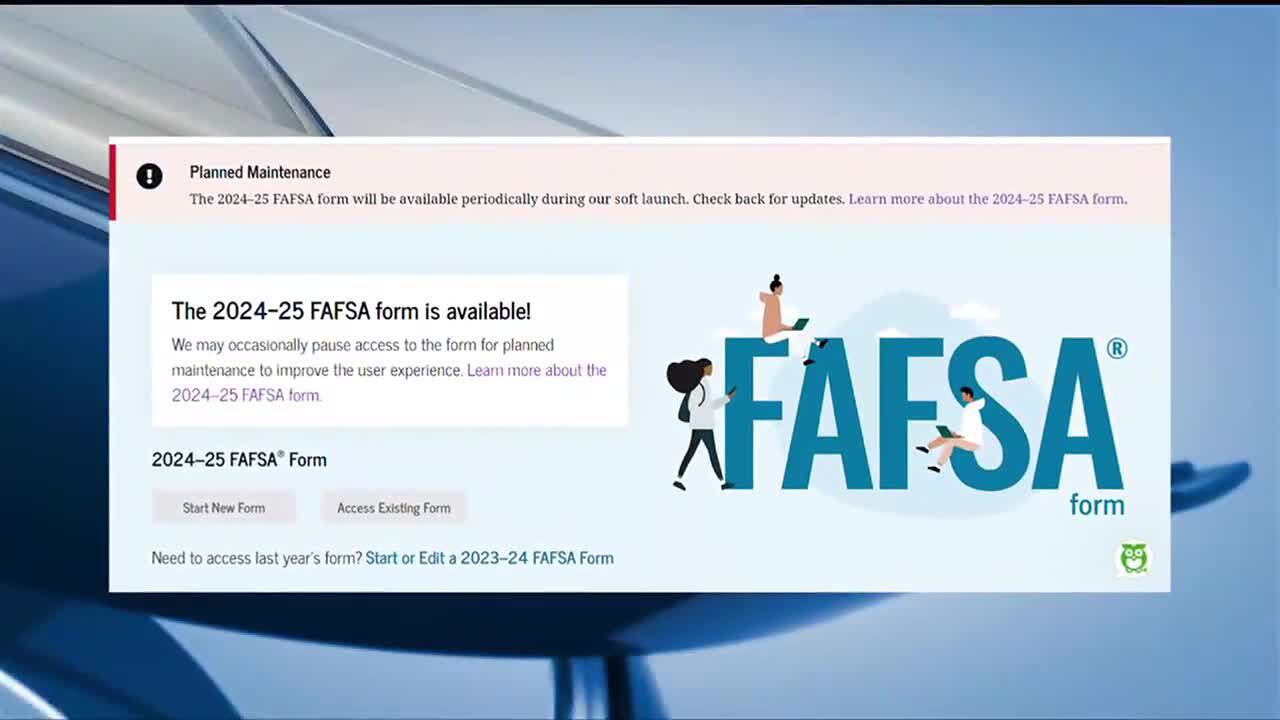 2024-2025 FAFSA Application Is Now Open