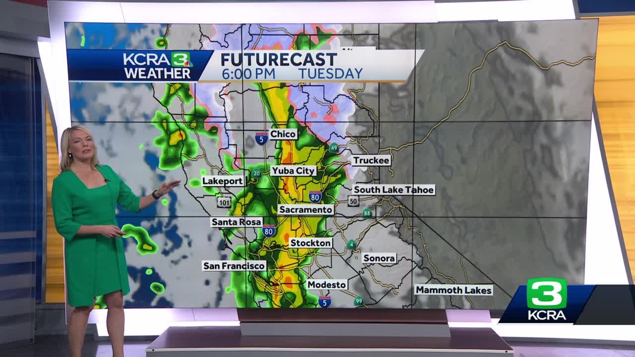 Northern California Forecast: Rain And Snow Begin Tuesday Evening