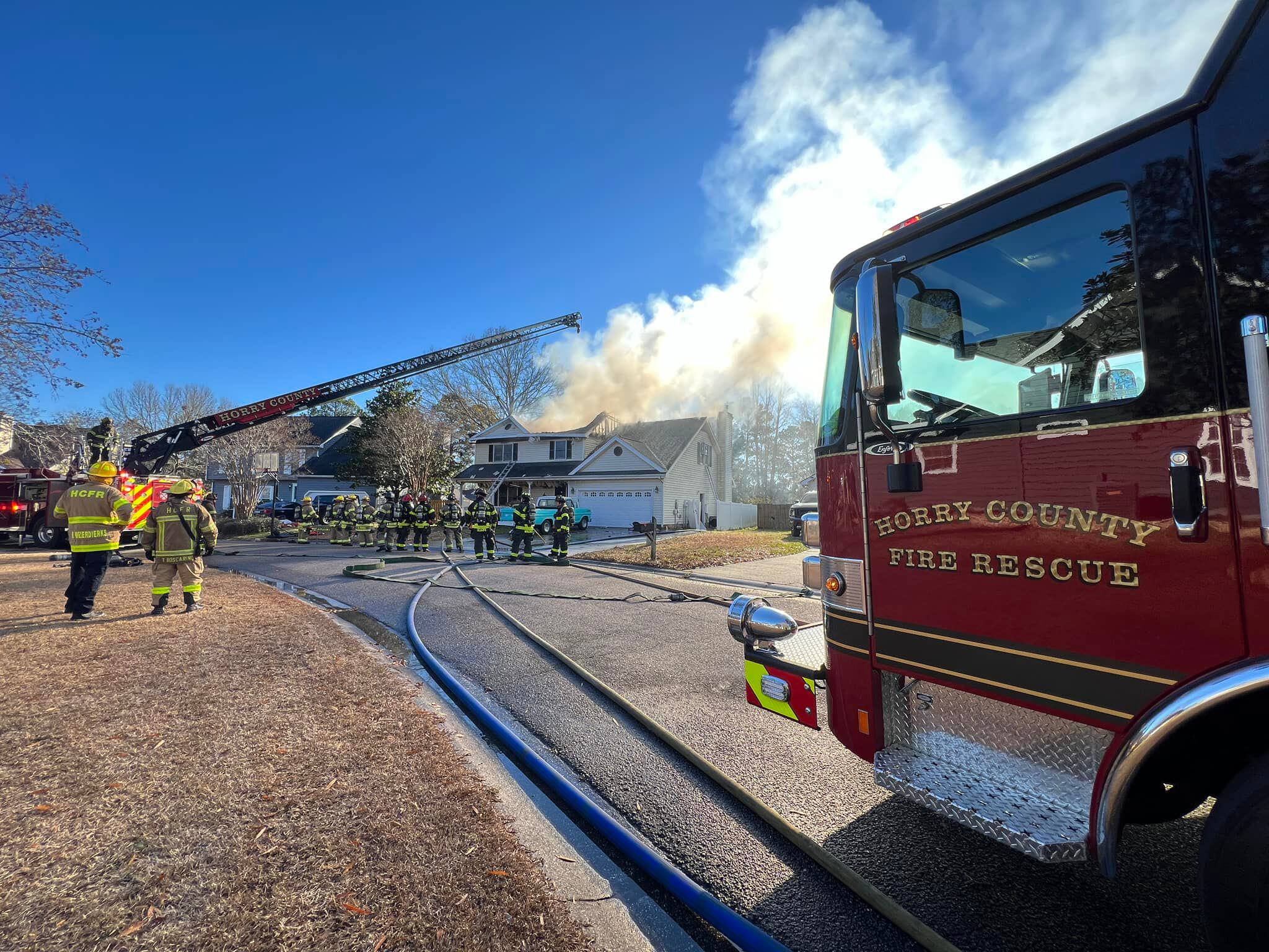 Two-alarm House Fire Displaces 4 People In Socastee