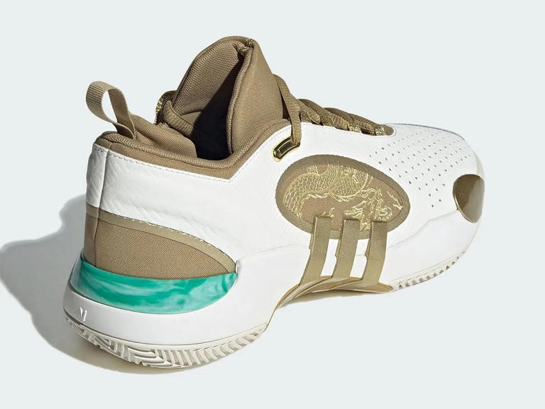 Adidas D.O.N. Issue 5 "Year Of The Dragon" sneakers (Image via Sneaker News)