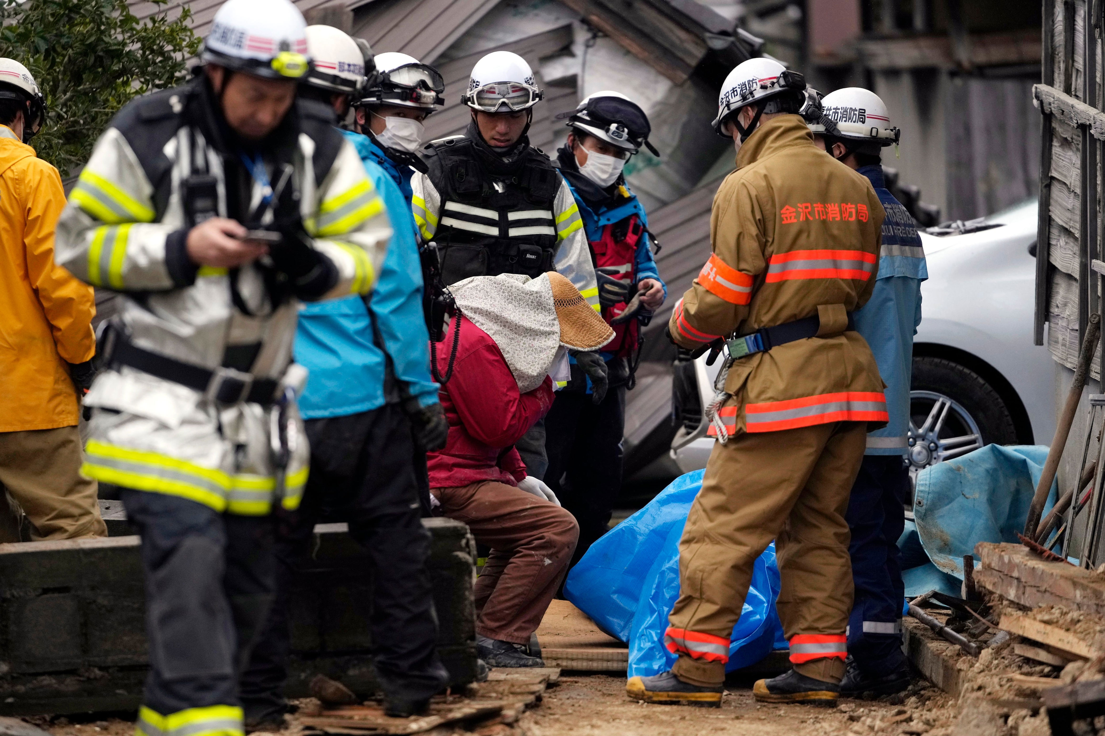 Japan Earthquake: 48 Dead After Buildings Collapse And Inferno At Port